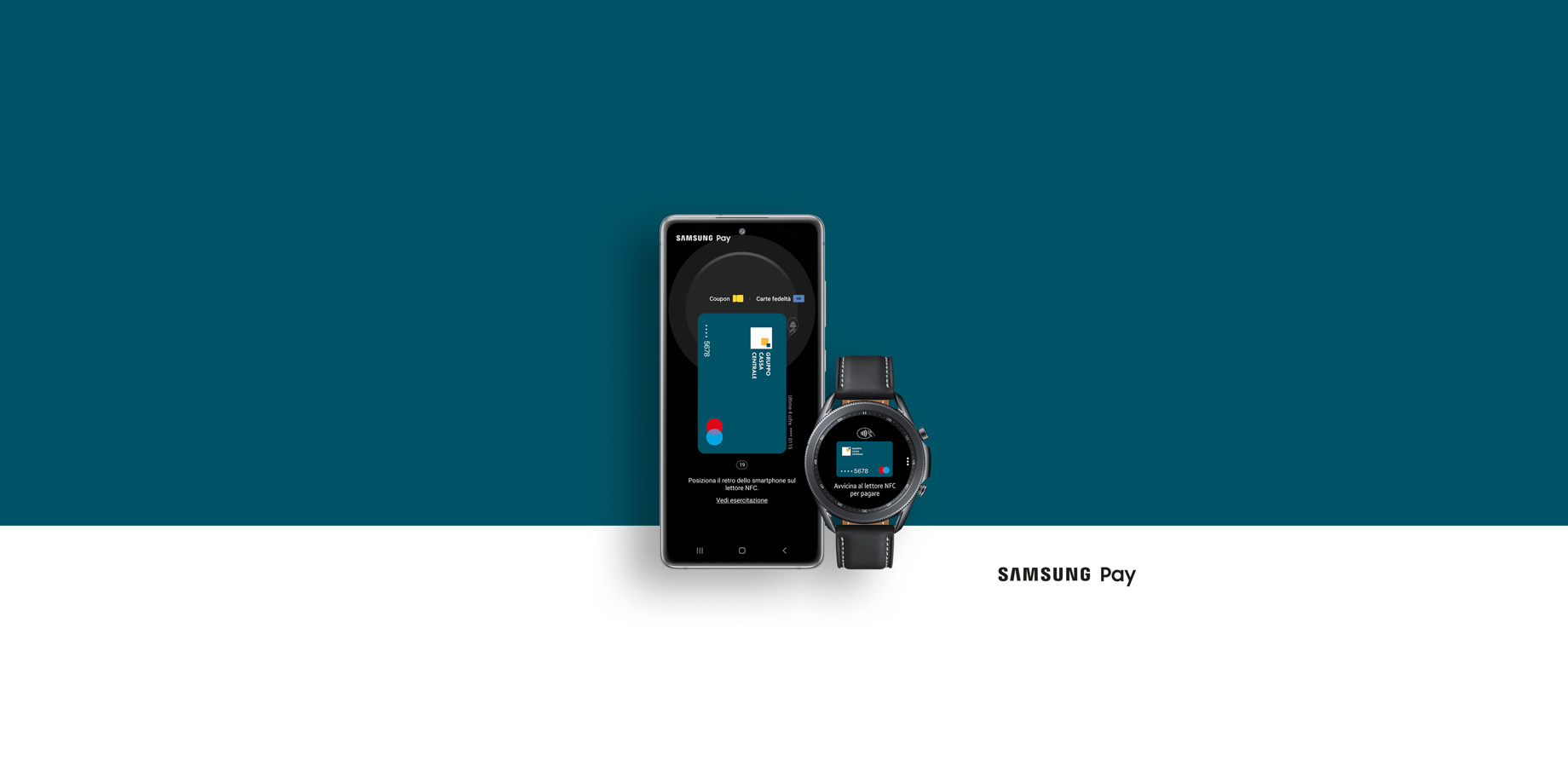 Con Samsung Pay acquisti più sicuri e senza contatto.